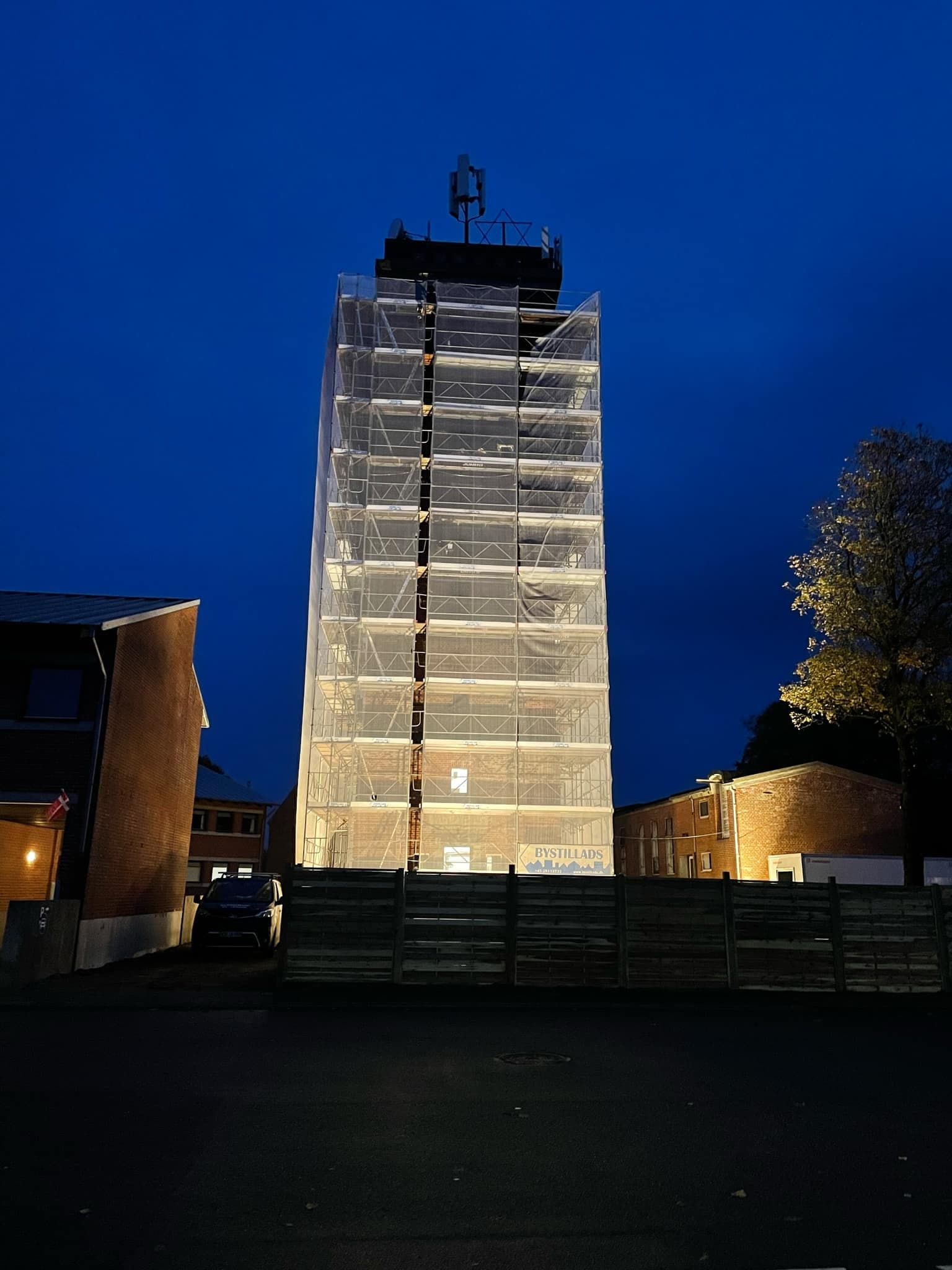 Grindsted Vandtårn under renoveringen — foto 39