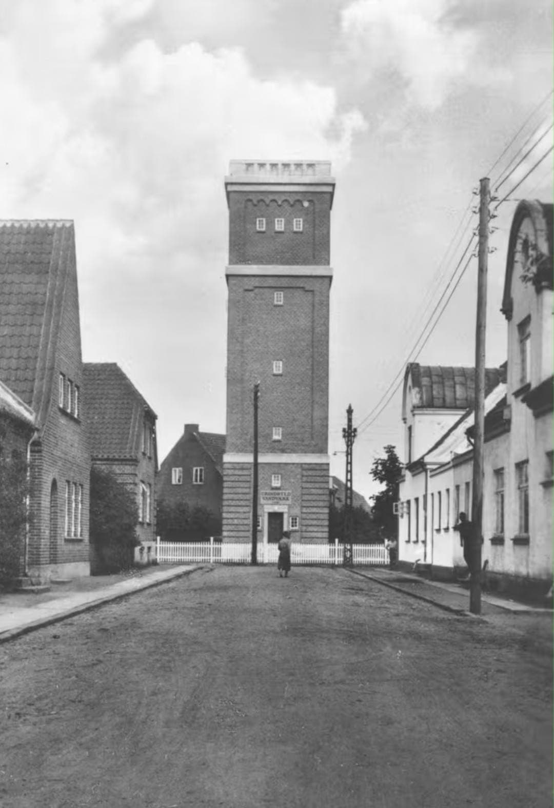 Grindsted Vandtårn ved opførelsen i 1931 Grindsted Vandtårn ved opførelsen i 1931